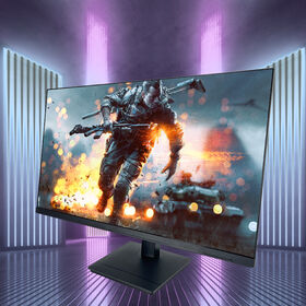 Monitor Komputer LED Gaming Murah 24" 27" Slim IPS 75Hz 144Hz VGA USB Type C Layar Lengkung
