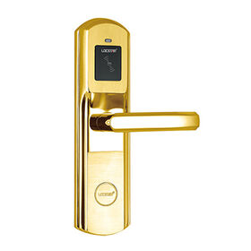 Titanium Aluminum Alloy Material Fechadura Inteligente Electric Hotel Door  Lock Card System