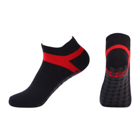 Buy Wholesale China Yoga Socks Non Slip Pilates Barre With Grips For Women  Girls & Socks at USD 1.12