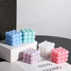 Bubble Candle - Cube Soy Wax Candles, Home Decor Candle, Scented