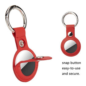 Housse et étui pour GPS CABLING ®porte clés de tag,coque en silicone rouge  compatible avec apple airtag protection,localisateur porte clés anti-perte  anti-rayures pour airtags