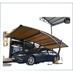 Mobile garage carport parking shed home canopy tent villa courtyard outdoor  retractable canopy awning