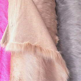 Buy China Wholesale 100% Polyester Warp Knit Faux Rabbit Fur Tricot Rabbit  Fur & Solid Col Faux Rabbit Fur