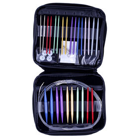 Buy Wholesale China Wooden Circular Knitting Needles Set, Interchangeable  Knitting Needles With Different Sizes & Wooden Knitting Needles