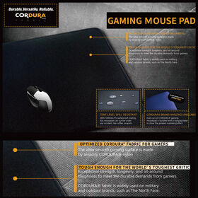 Buy Wholesale Taiwan High-strength Waterproof, Durable & High-resolution  Tracking Cordura Fabric Gaming Mouse Pad & Cordura Fabric Gaming Mouse Pad  at USD 3.85