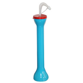 18 oz. Plastic Twisted Party Yard Cup - Blue