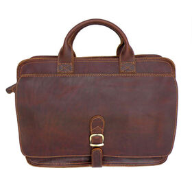  Leather briefcase business bag conference bag satchel