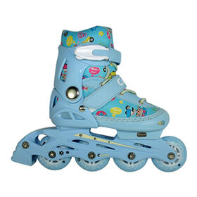 Patins em linha patins em linha iniciantes profissionais crianças meninos  meninas 8 rodas patins ajustáveis flash completo sapatos para esportes ao  ar