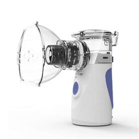 Inhalateur,Inhalateur nébuliseur avec embout buccal et masque pour enfants  et adultes, Portable et silencieux, Pulvérisation réglable