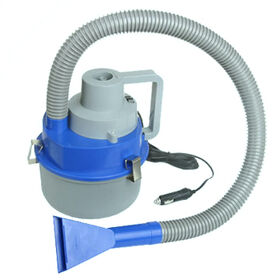  Aspirador de coche ciclónico de 12 V para automóvil, aspirador  recargable húmedo y seco, mini aspirador de coche (azul) : Automotriz