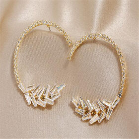 Crystal avenue on sale hoop earrings