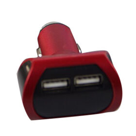 Dual port USB car adapter