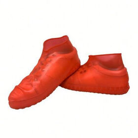 La chaussure imperméable en silicone couvre les couvre-chaussures de pluie