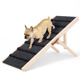 Rampe réglable pour chien en bois, pliable et durable, échelle d