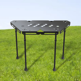 Acheter Table pliante noire pour Camping en plein air, Portable