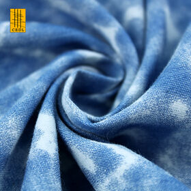 Fashionable Popular Yarn Dyed Denim Tie-Dyed for Jacket or Skirt