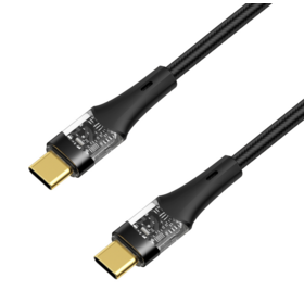 Factory Price, Sunlike's C-C Translucent Cable giving your the feeling of technology, showing inner structure,suit Type C device