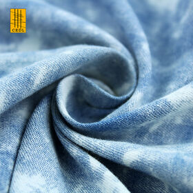 Tissu DENIM Tie-Dye 100% coton de haute qualité, populaire pour vestes, robes ou T-shirts