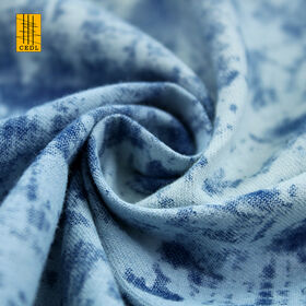 Tissu denim tie-dye 100 % coton, délicat et bon marché, pour jeans, vestes ou jupes en gros