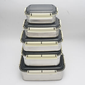 1PC] Airtight Glass Food Container Lunch Box Bekas Makanan Kaca Bertutup  竹盖玻璃食品容器 (