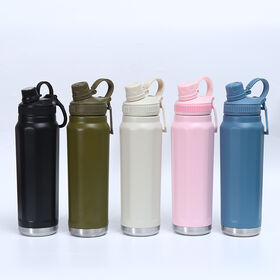 Source 450ml Wholesale Luxury Leather Cover Smart Water Bottles Thermos  Flasks with Led Temperature Display Cups on m.