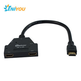 HDMI Splitter Cable Male 1080P To Dual HDMI Female 1 To 2 Way HDMI Splitter  Adapter