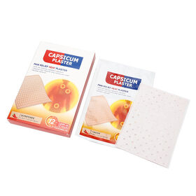 Patchs Chauffants Au Capsicum - Lot De 16 - Pour Douleurs Musculaires Et Tensions - Taille 10x7 Cm
