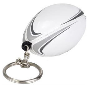 High quality rugby ball keychain with customize design logo printing and size available in multicolor in different color