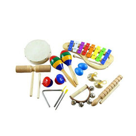Hape Conjunto Stay-Put Rattle Brinquedos Musicais para Bebês