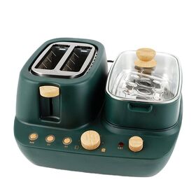 Buy Wholesale China 3 In 1 Multi-function Breakfast Maker Toaster Cooking  Pan Sandwich Maker With Drip Coffee Breakfast & Breakfast Maker at USD 21