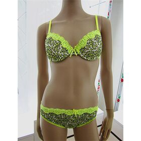 Women's Embroidery Sexy Bras And Panties Lace Lingerie Bra Sets