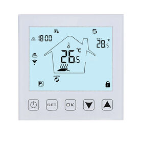 Smart Programmable Wifi Heated System Digital Thermostat LCD Touch Screen App Control