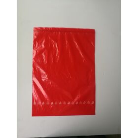 LDPE-Wiederverschlussbeutel (rote Farbe)