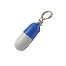 TISUR Small Keychain Pill Holder ,Titanium Metal Travel Pill Case Portable Pill Organizer Container for Purse Waterproof Keychain Pill Holder Medicine