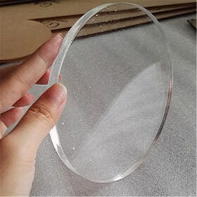 feuille en verre en plastique transparente de feuille acrylique