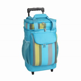 Buy Wholesale China Rolling Cooler Bags With Wheels And Trolley Waterproof  Insulated Large Capacity Picnic Cooler Oem Factory & Trolley Cooler Bag  Waterproof Insulated at USD 9.5