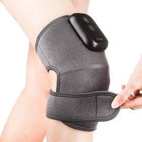 Buy Wholesale China Custom Logo Knee Massager Leg Knee Brace Wrap Arthritis  Pain Relief Electric Heating Knee Massager & Knee Massager at USD 15.69