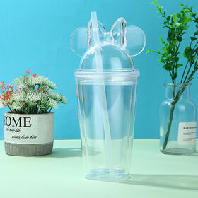 16oz Double Wall Acrylic Dome Lid Tumbler Ice Cream Mouse Ears 