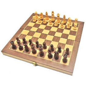 Buy Wholesale India Wooden Chess Set High Quality Folding Chess Board  Standard Level Professional Use With Customization Of Logo Design And Size  & Wooden Chess Play Board Set at USD 7