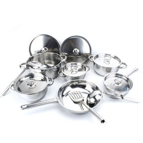 Royalty Line RL-16RGNM: 16 Pieces Premium Stainless Steel Cookware Set