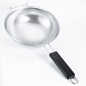 Stainless Steel Soup Juice Strainer For Kitchen Use Soup Strainer Big Size-  32cm