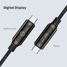 كابل USB C ، كابل عرض الشعار DIY ، USB 2.0 PD 100W شحن سريع ، منتج عالي الجودة ، يدعم عرض DIY