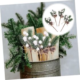 Buy Wholesale China Artificial Pine Picks Christmas Simulation Pine Needle  Small Berries Pinecones For Flower Arrangements Wreaths Wedding Garden Xmas  & Artificial Flower,artificial Plant,artificial Tree at USD 0.13