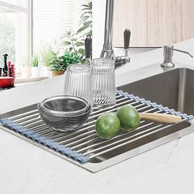 Kitchen Steel Sink Sponges Self Holder Wall – Peezyshop