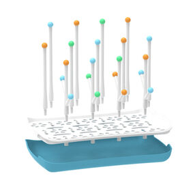Égouttoir à Biberons avec Brosse de Nettoyage pour Tétines PP ABS ISO9001 Prix Usine