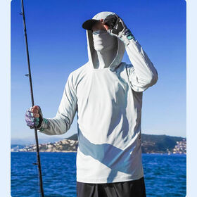 Upf 50+ Custom Mens Performance Sublimation UV Protection Fishing