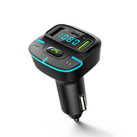 T25 Car Bluetooth FM Transmitter MP3 Player Hands-Free Dual USB Fast Charge