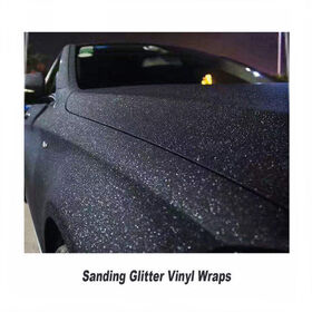 Tsautop 1.52*18meter Gloss Sparkle Black Vinyl Wrap - China Sparkle Car Wrap,  Gloss Red Sparkle Car Vinyl Wrap