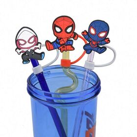 3d Silicone Straw Topper, Straw Tip Cover Cartoon