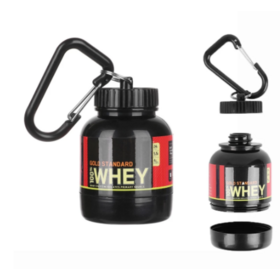 OnMyWhey - Protein Powder and Supplement Funnel Keychain, Portable to-Go  Container for The Gym, Workouts, Fitness